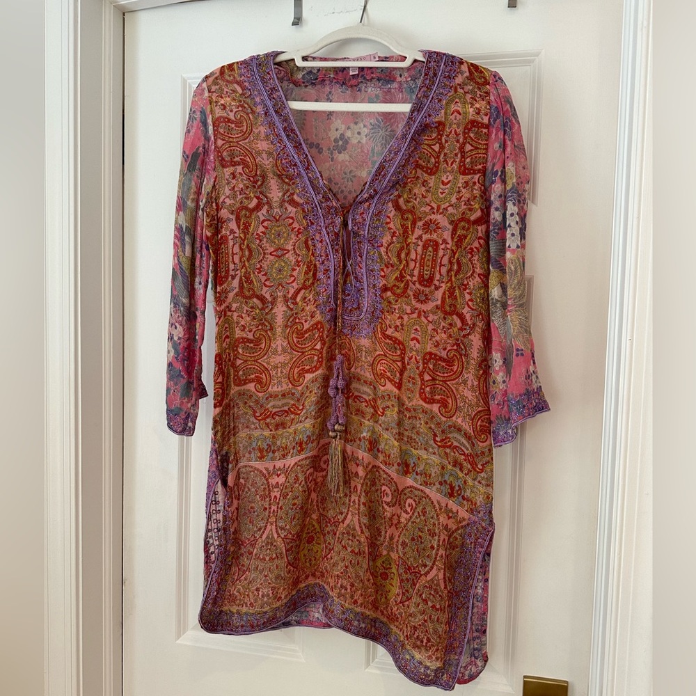 Calypso St. Barth women’s tunic cover up, size small